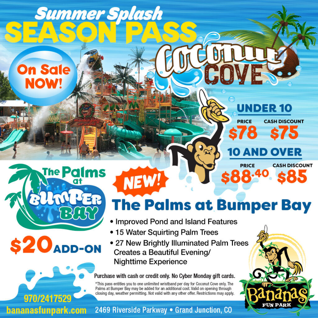 Pricing & Passes | Bananas Fun Park - Grand Junction, CO